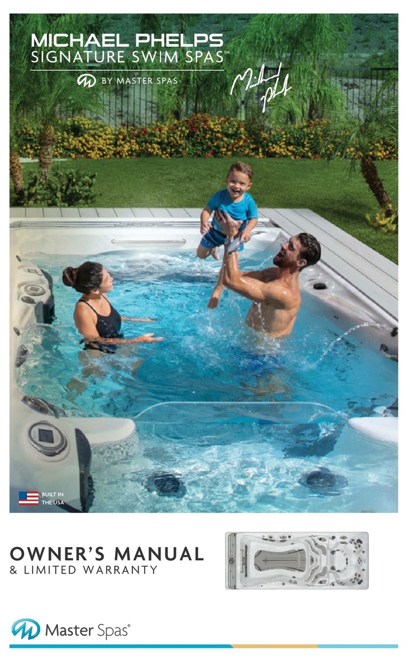 Master Spas Michael Phelps Signature Swim Spas User manual