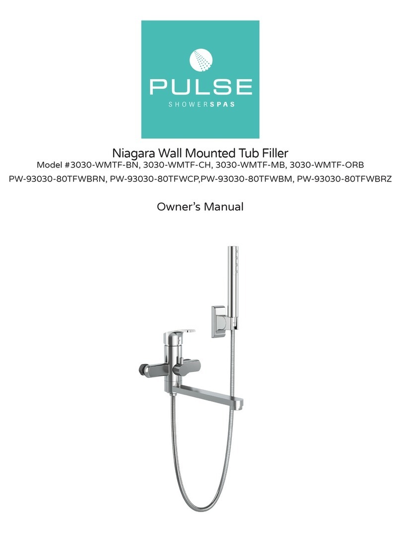 PULSE+ Niagara 3030-WMTF-BN User manual