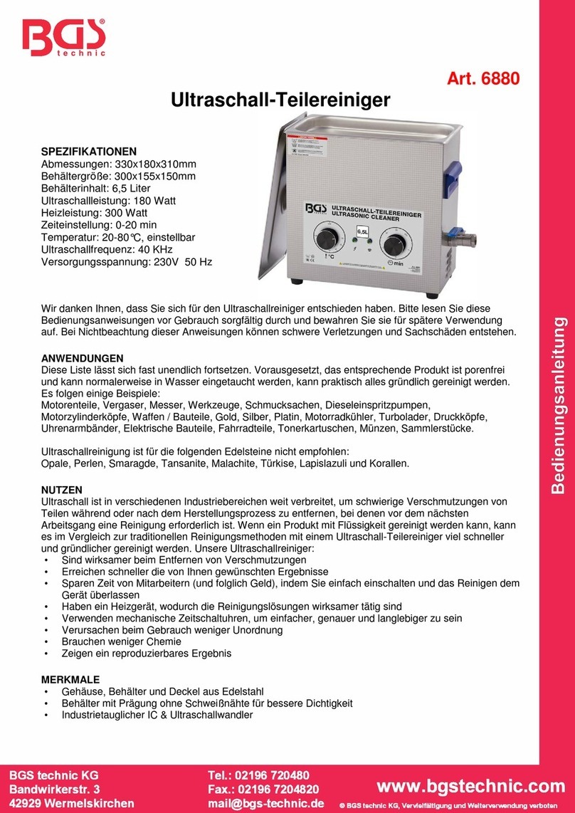 BGS technic 6880 instruction manual