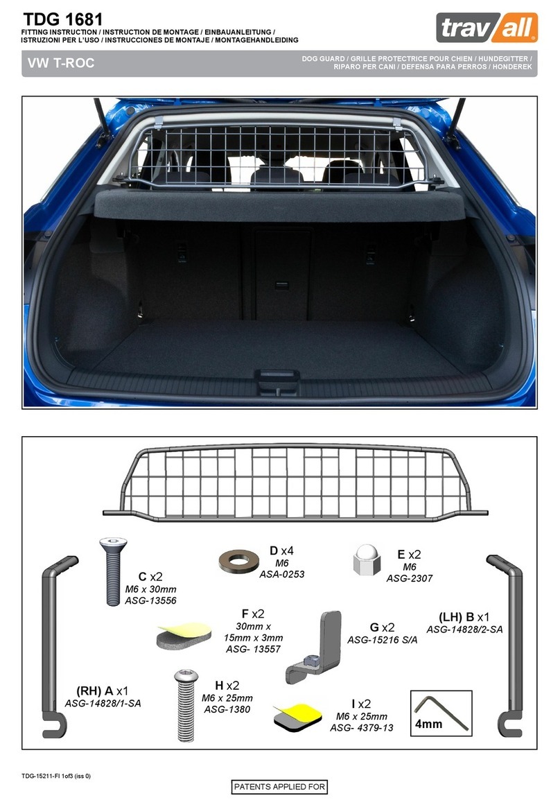 travall TDG 1681 Install guide