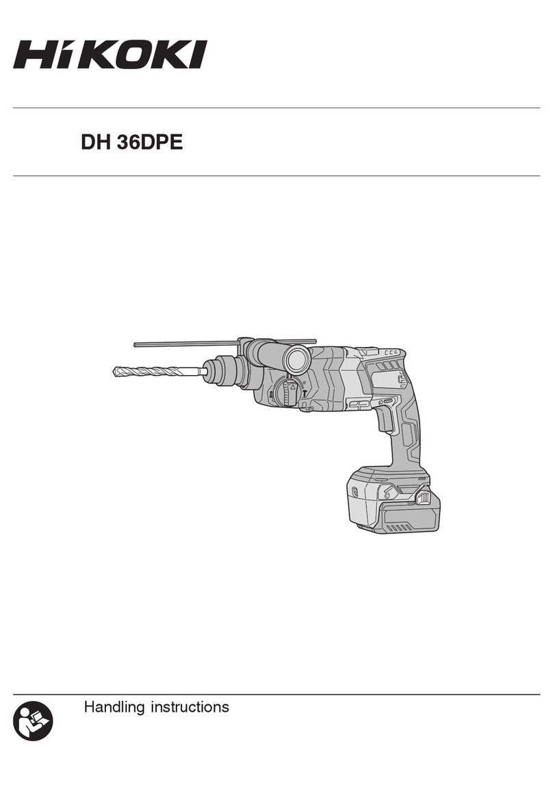 HIKOKI DH 36DPE User manual HIKOKI DH 36DPE User manual