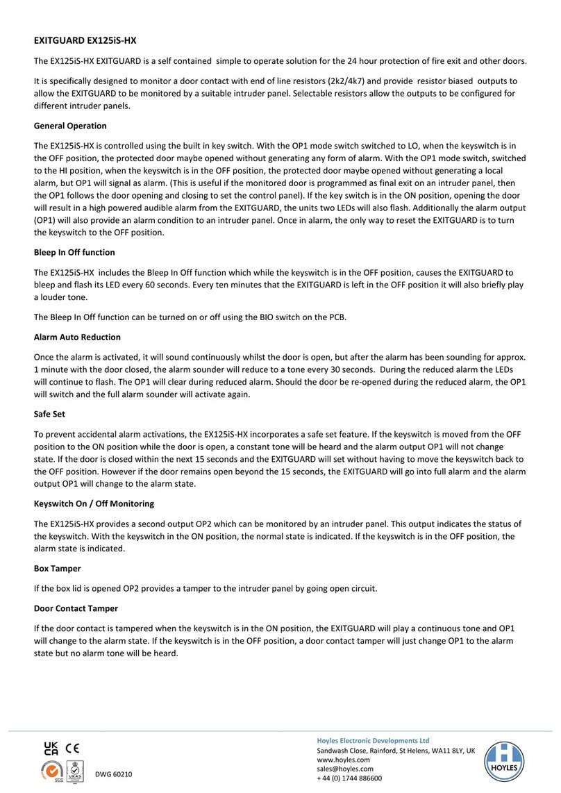 Hoyles EXITGUARD manual