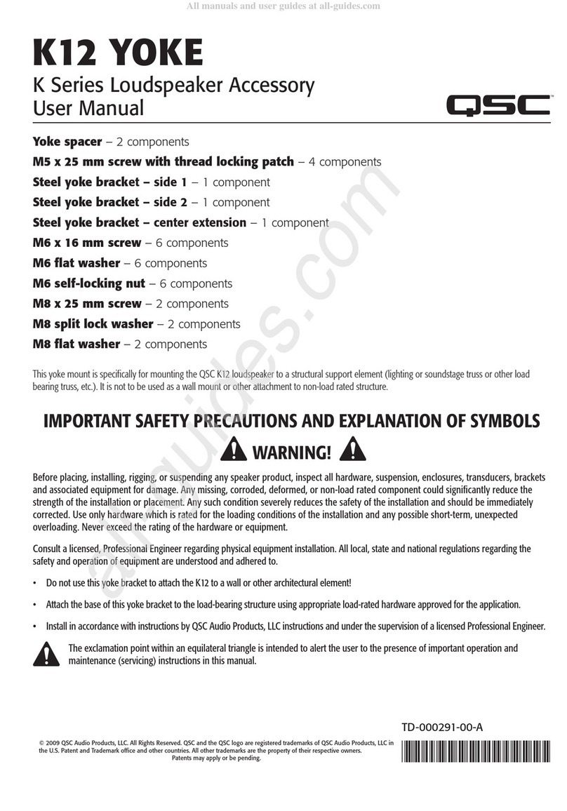 QSC K series user manual