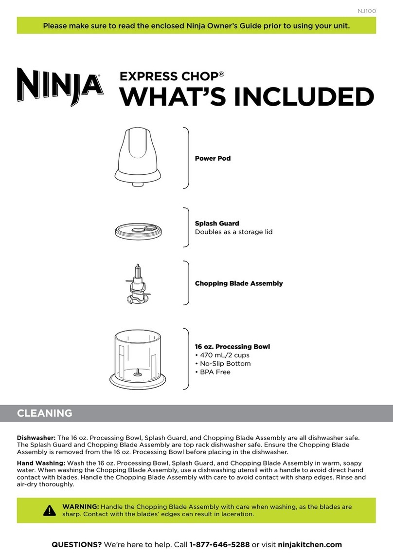 Ninja NJ100 User manual