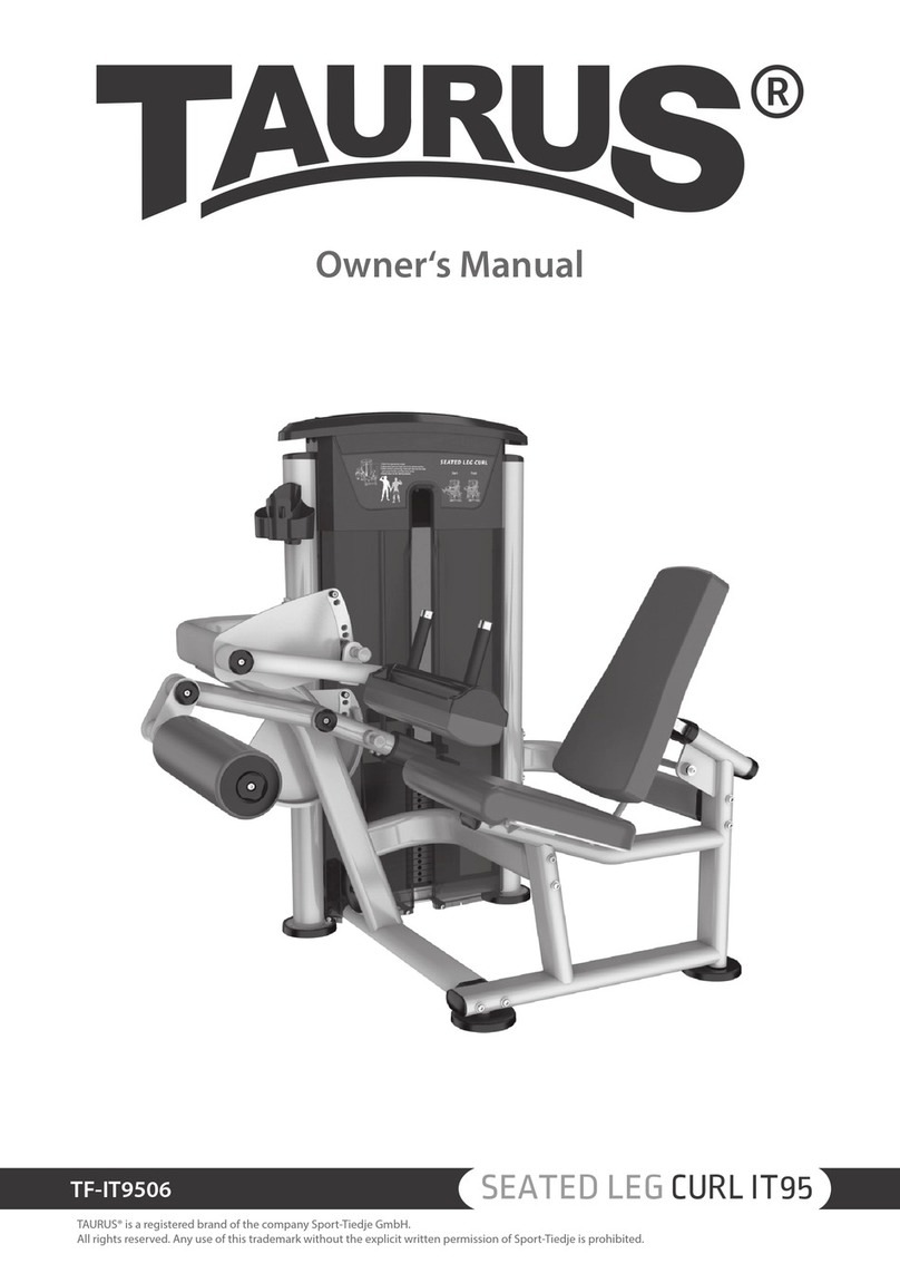 Taurus SEATED LEG CURL IT95 User manual
