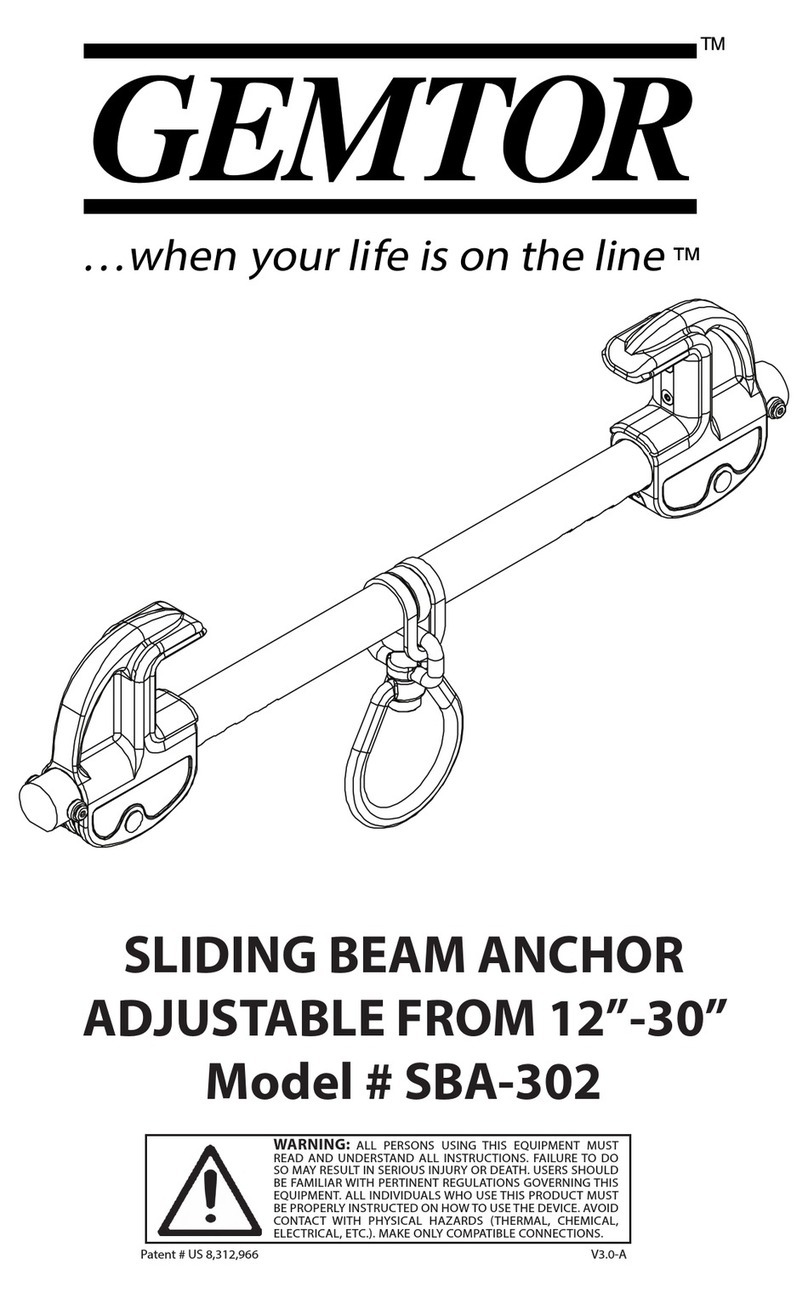 Gemtor SBA-302 User manual