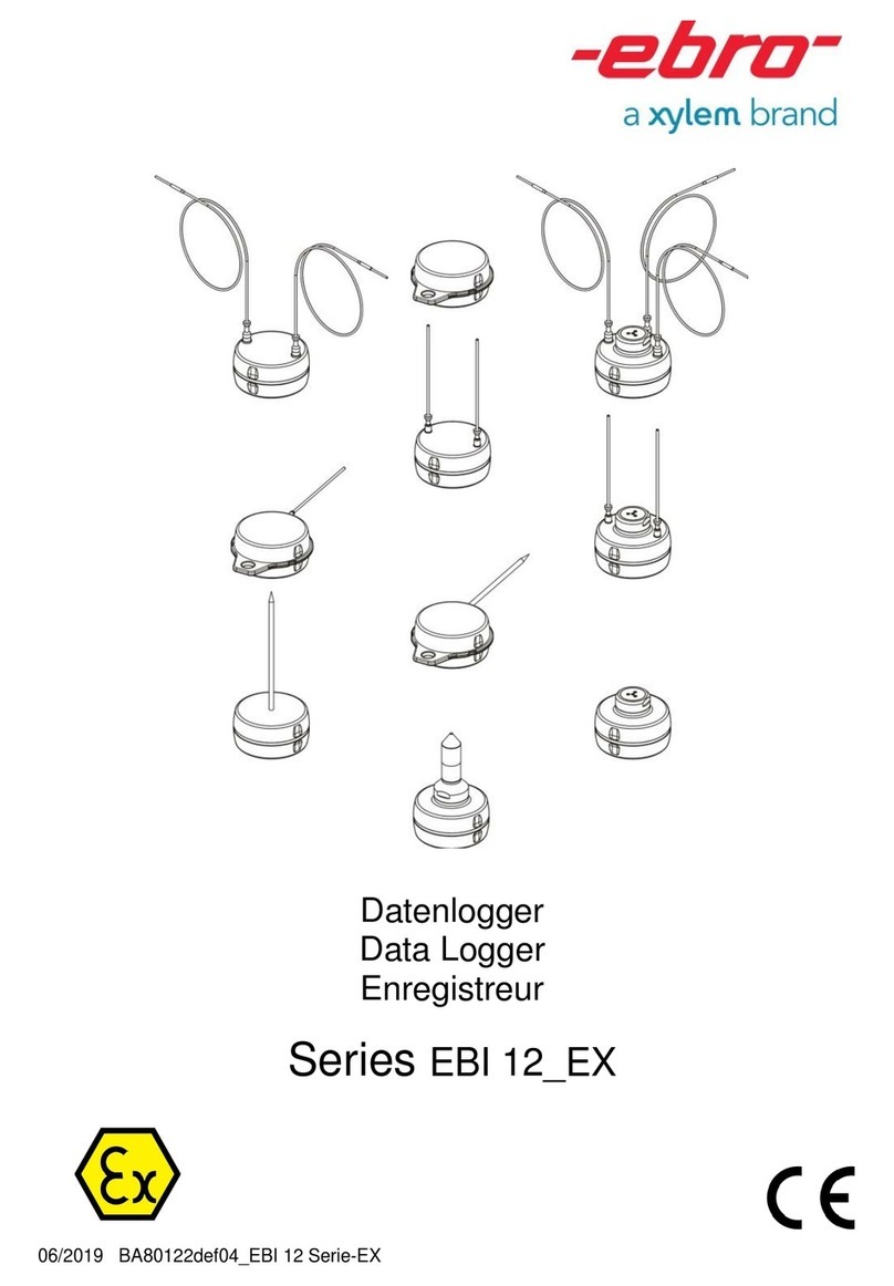 Xylem ebro EBI 12 EX Series manual