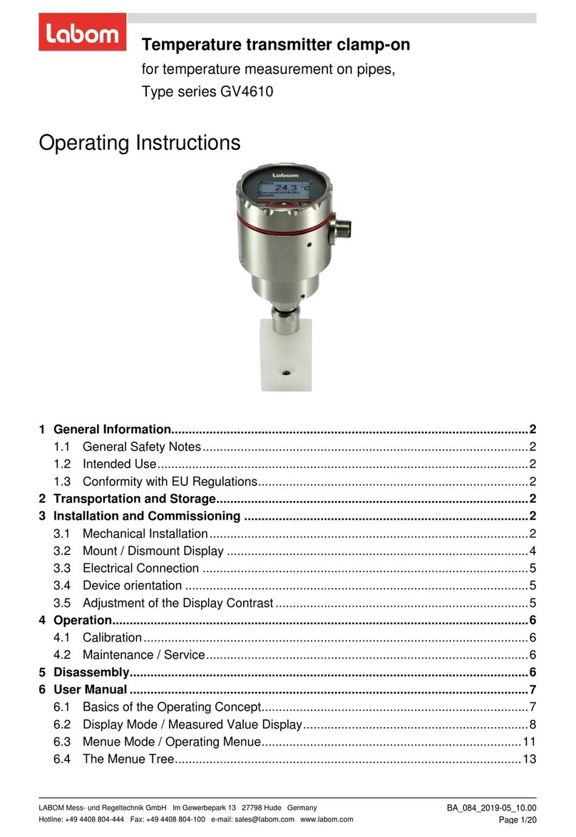 Labom GV4610 Series User manual