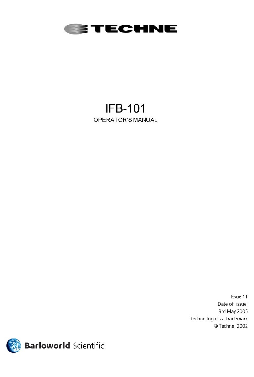 Techne IFB-101 User manual