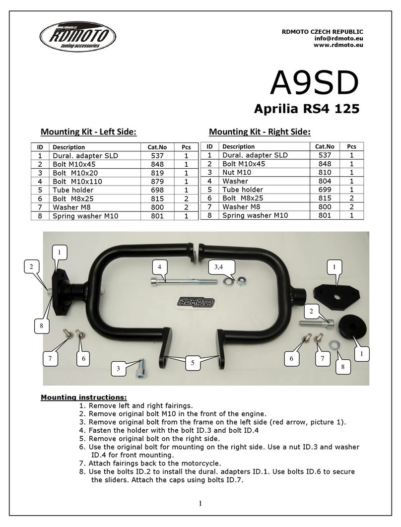 RDMOTO A9SD User manual