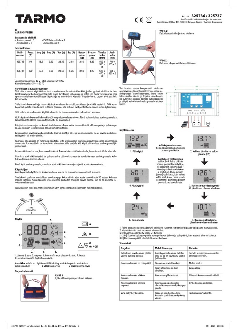 Tarmo ko1121 quick start guide