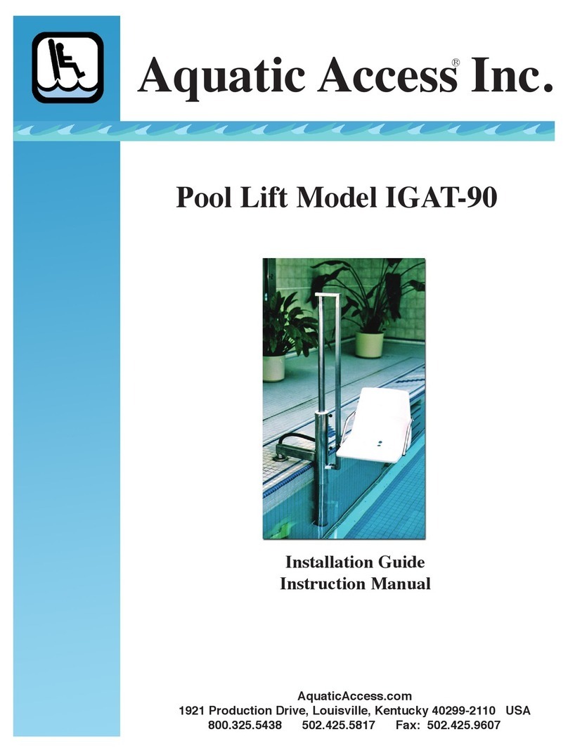 Aquatic Access IGAT-90 installation manual