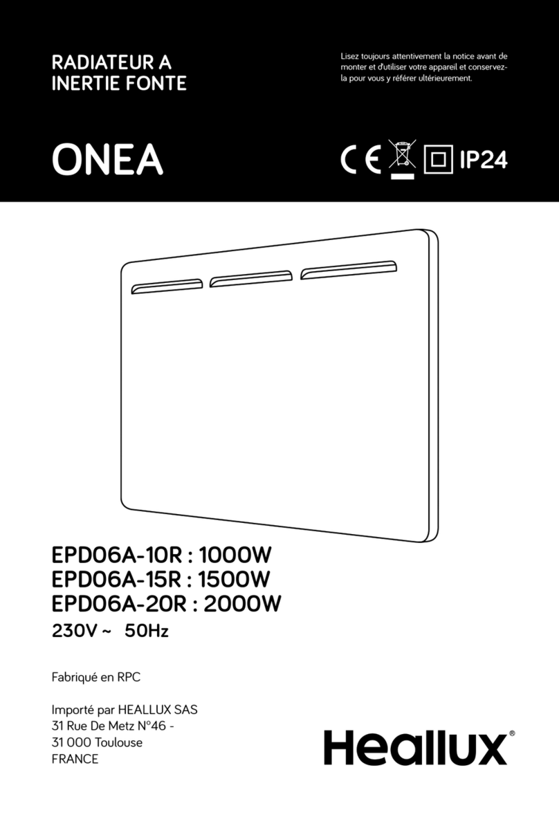 HEALLUX ONEA EPD06A-10R instructions