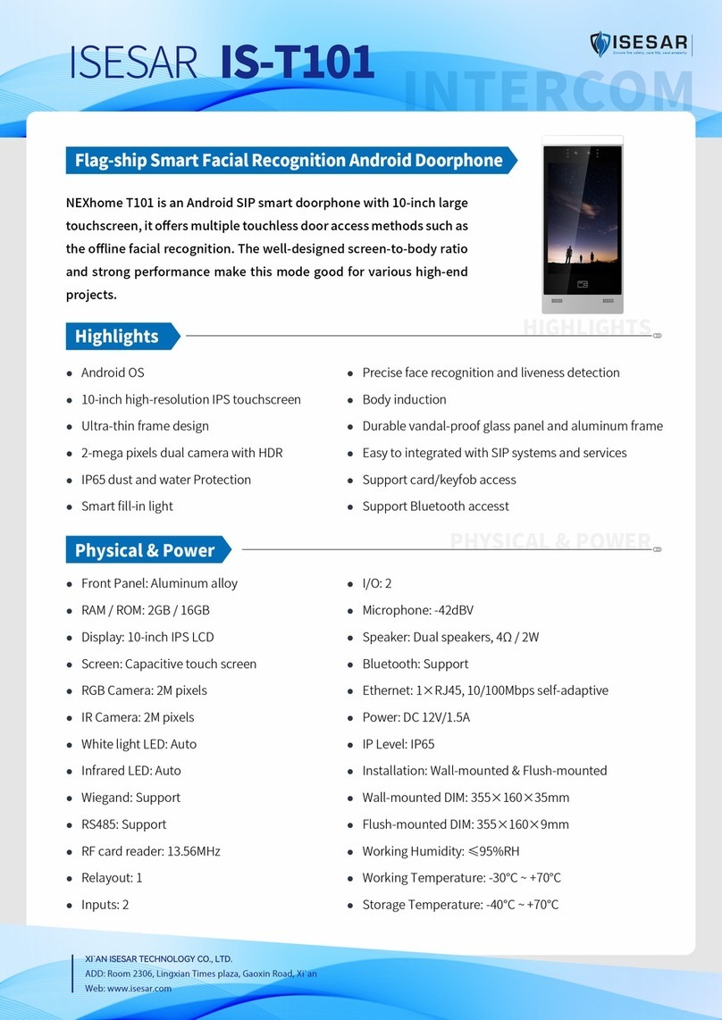 NEXhome IS-T101 User manual