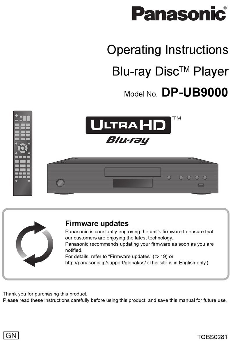 Panasonic DPUB9000GN1 operating instructions