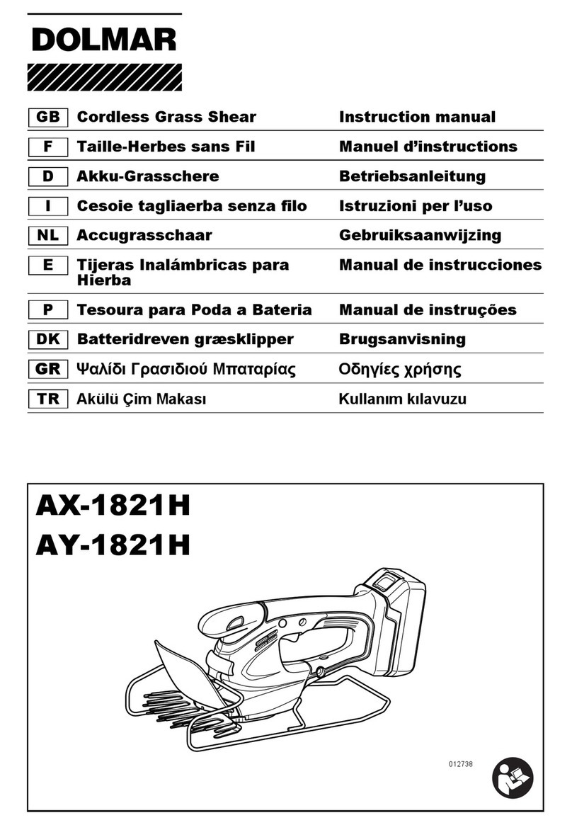 Dolmar AY-1821H instruction manual
