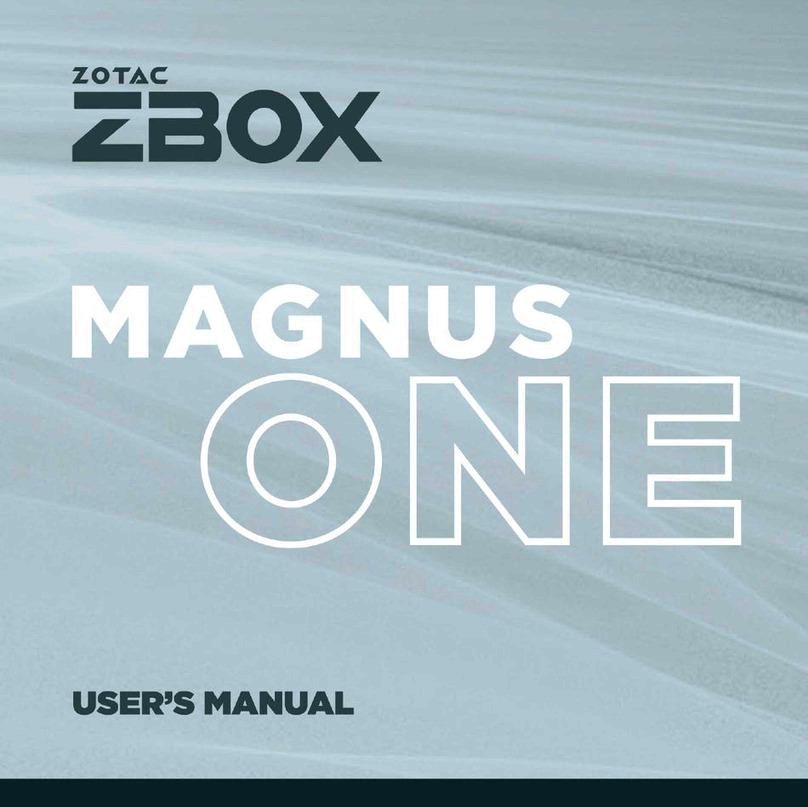 Zotac ECM74060C User manual