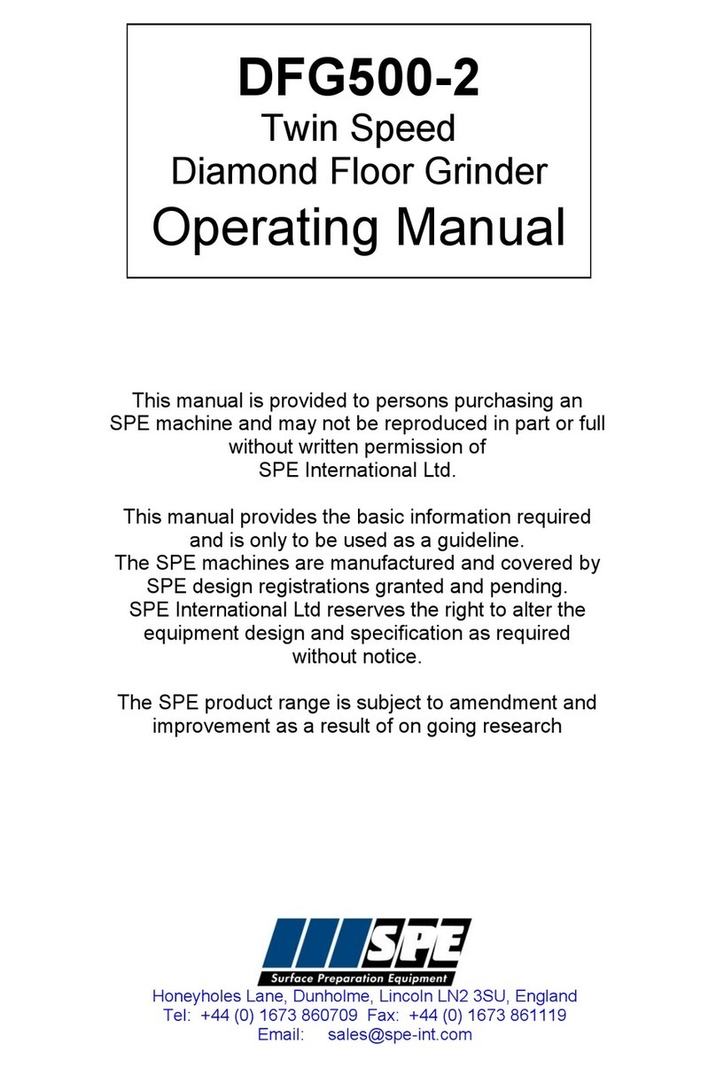 SPE DFG500-2 operating instructions