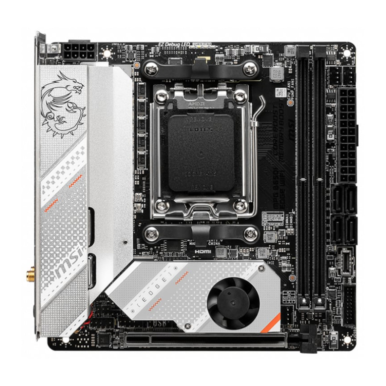 MSI MPG B650I EDGE WIFI User manual