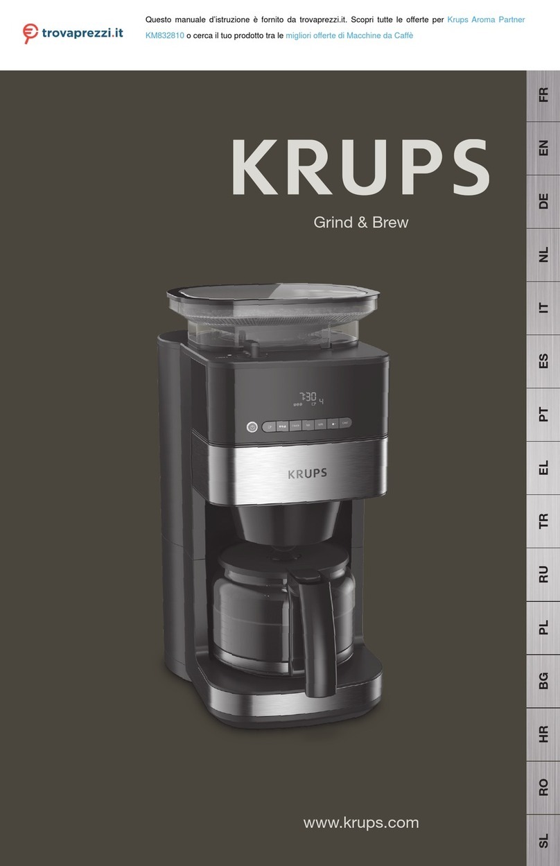 Krups KM832810 manual