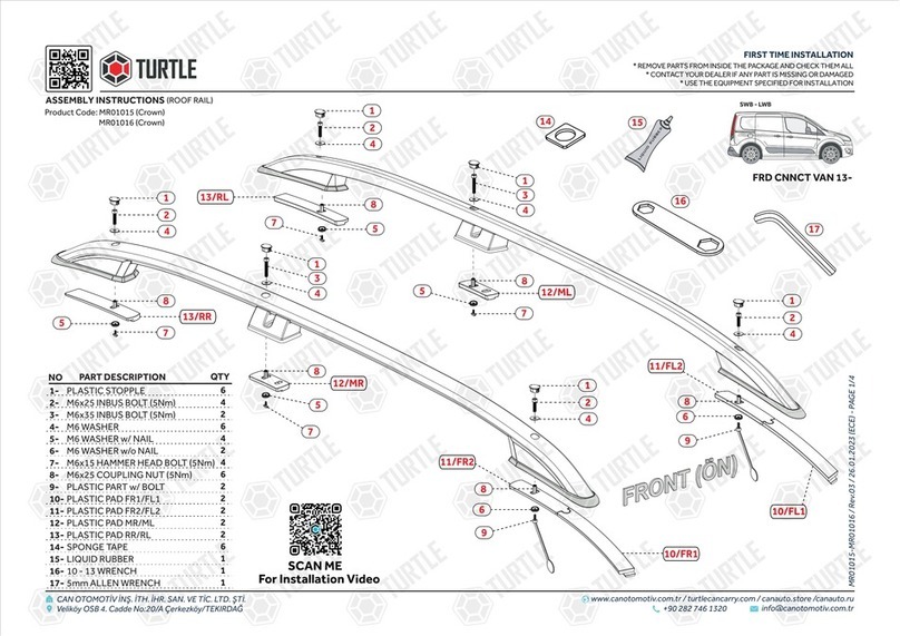 Turtle MR01015 Assembly instructions