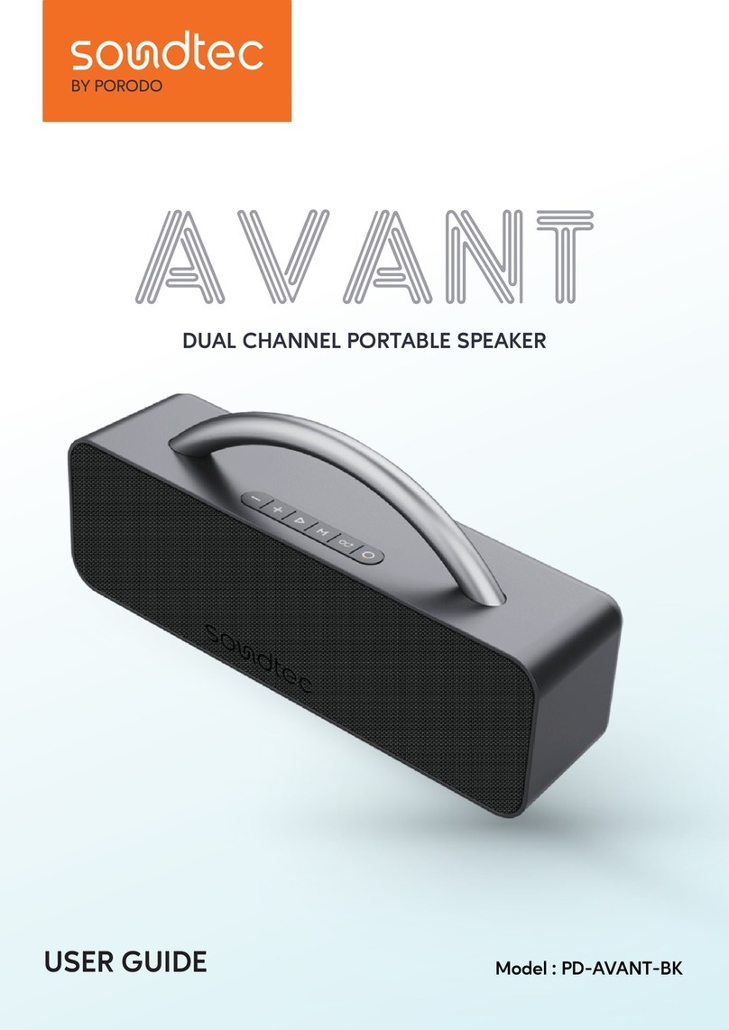 PORODO Soundtec PD-AVANT-BK user guide