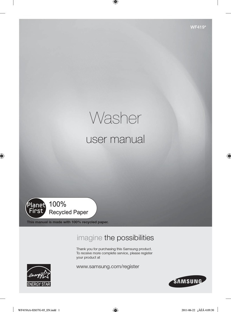 Samsung WF419 series user manual