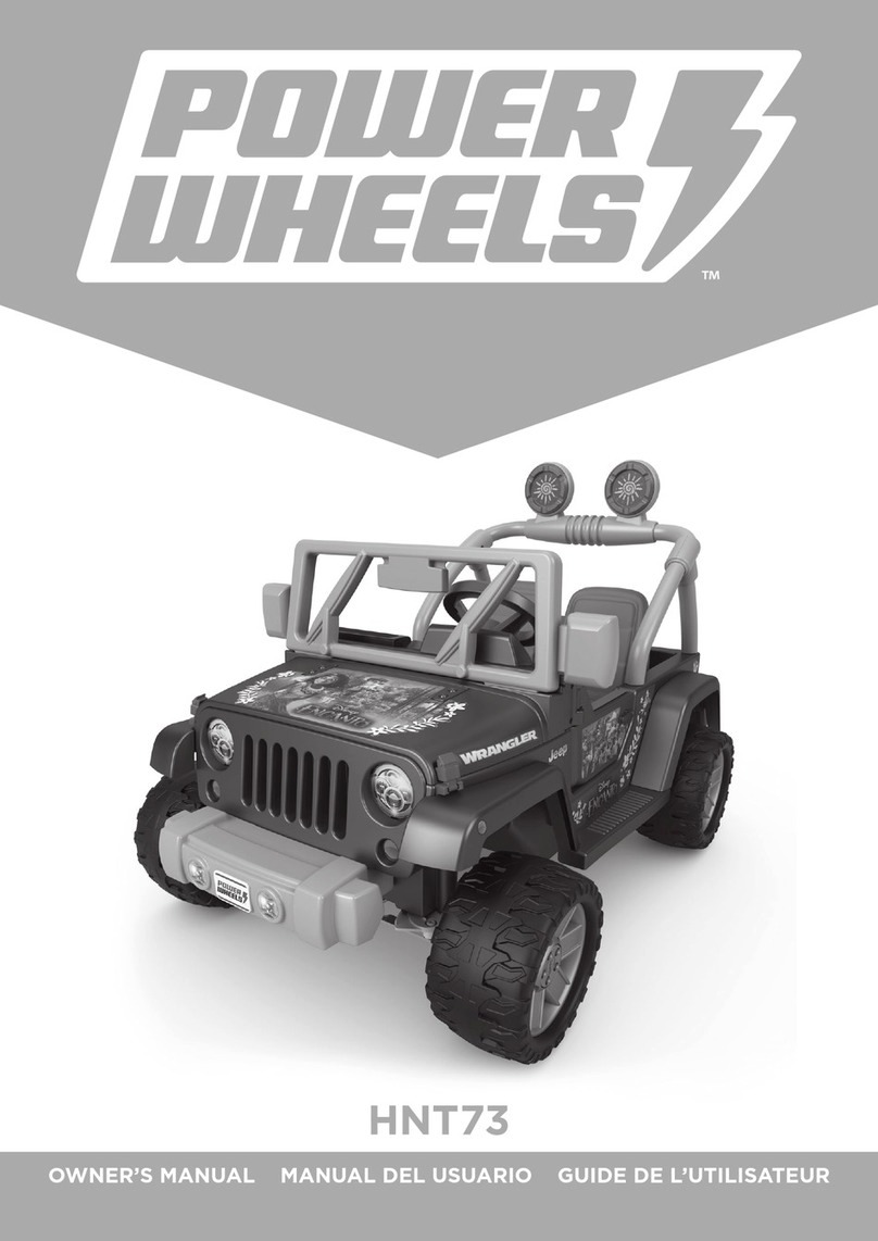 Power Wheels HNT73 owner's manual