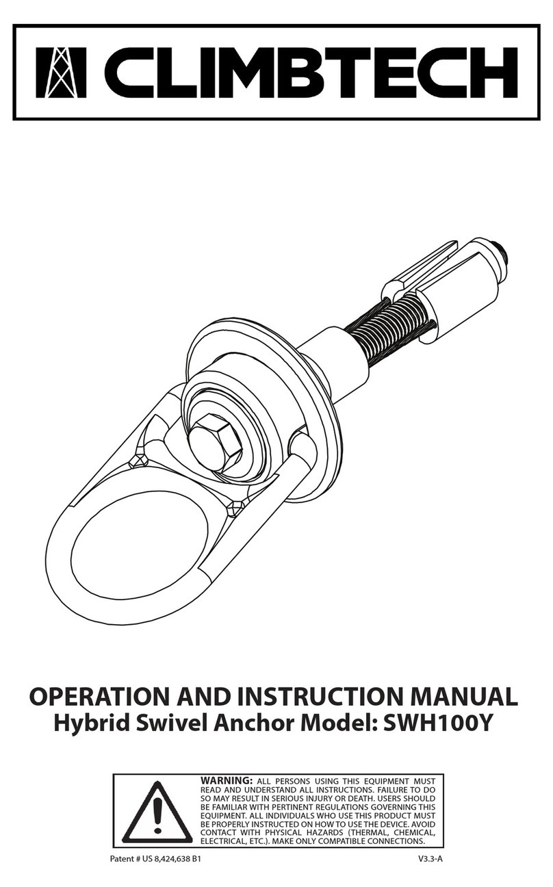 ClimbTech SWH100Y Operation and instruction manual