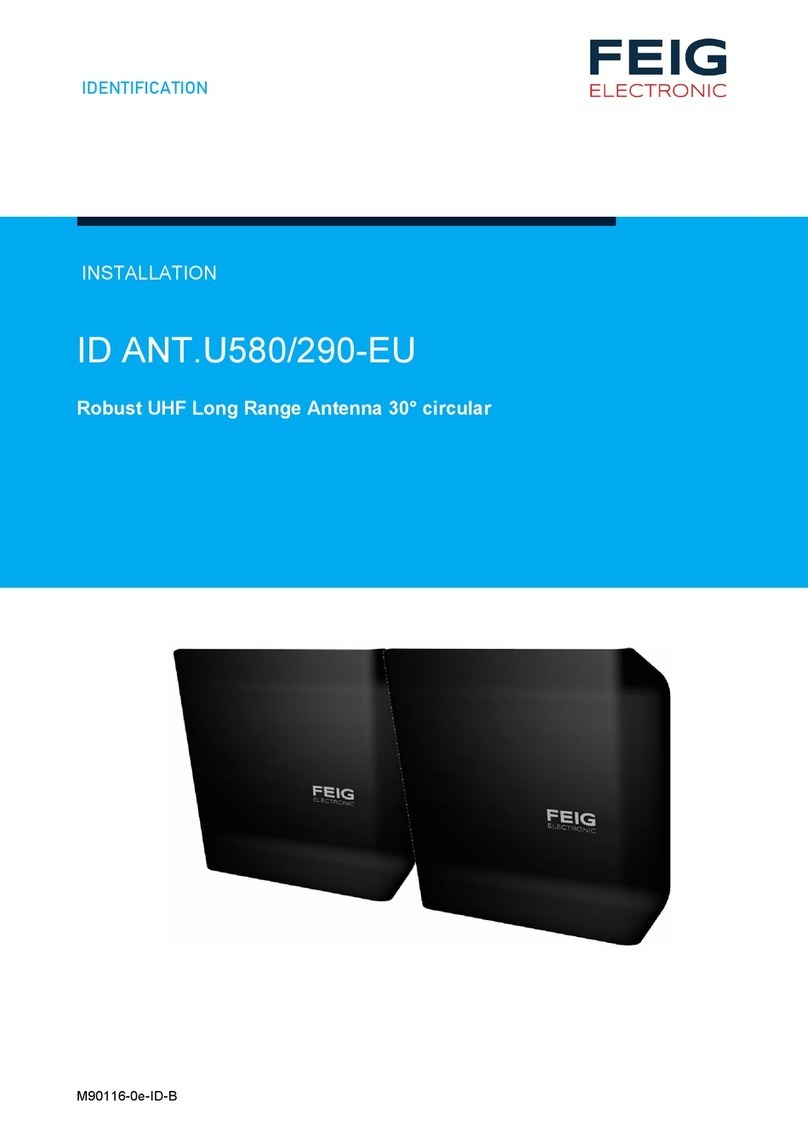 Feig Electronic ANT.U580/290-EU Installation