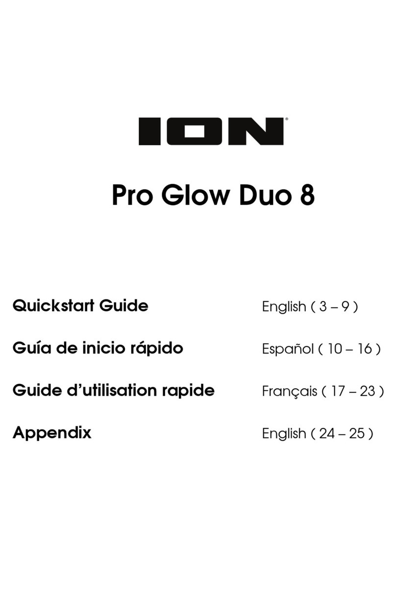 ION Pro Glow Duo 8 quick start guide