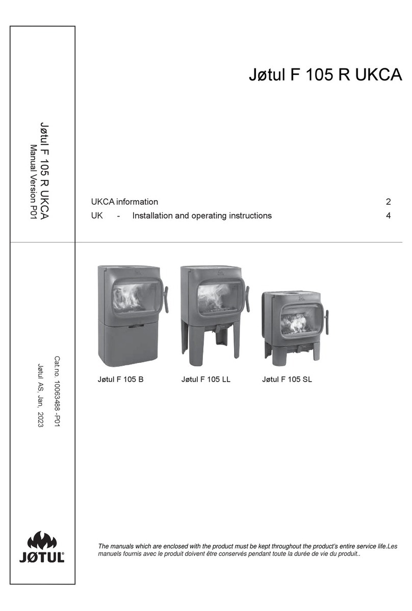 Jøtul F 105 R Series User manual