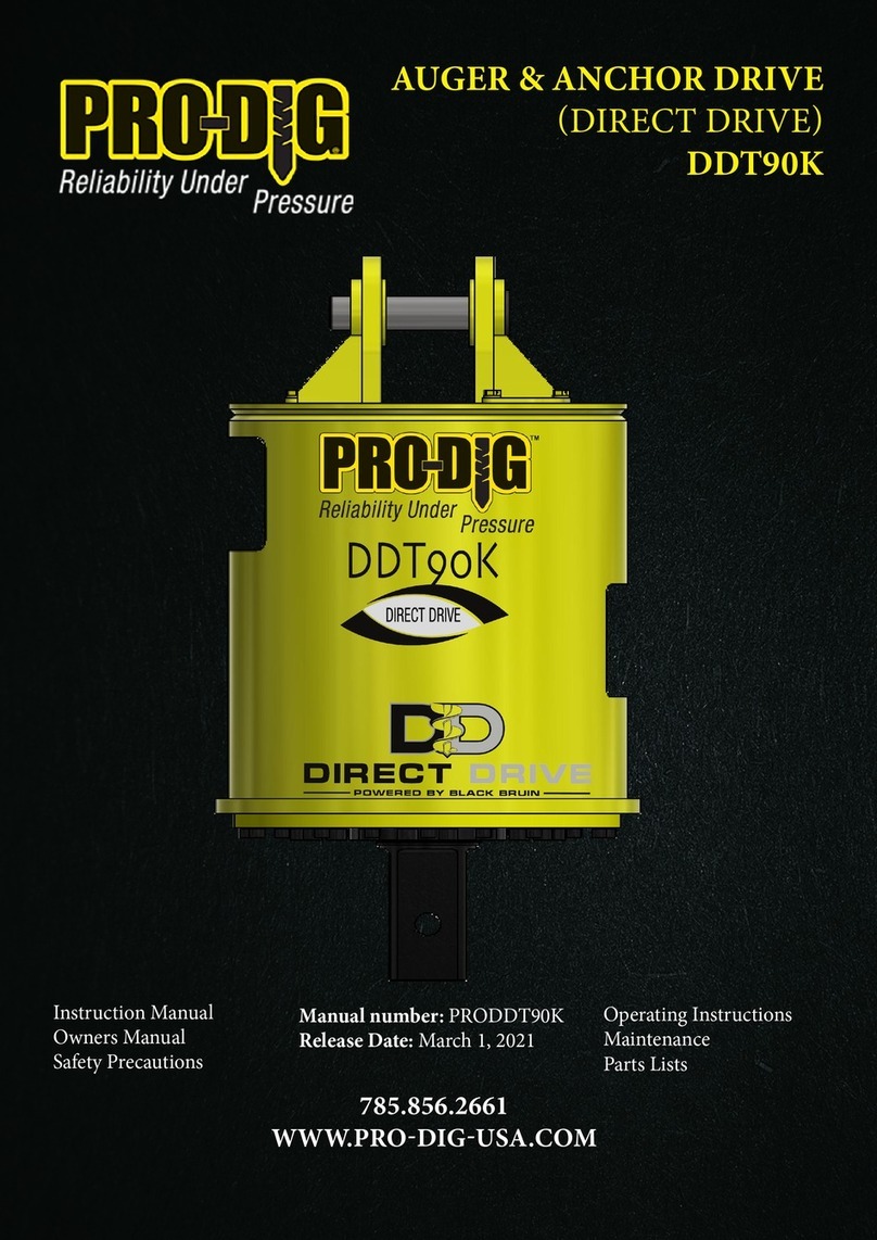 Pro-dig DDT90K instruction manual Pro-dig DDT90K instruction manual
