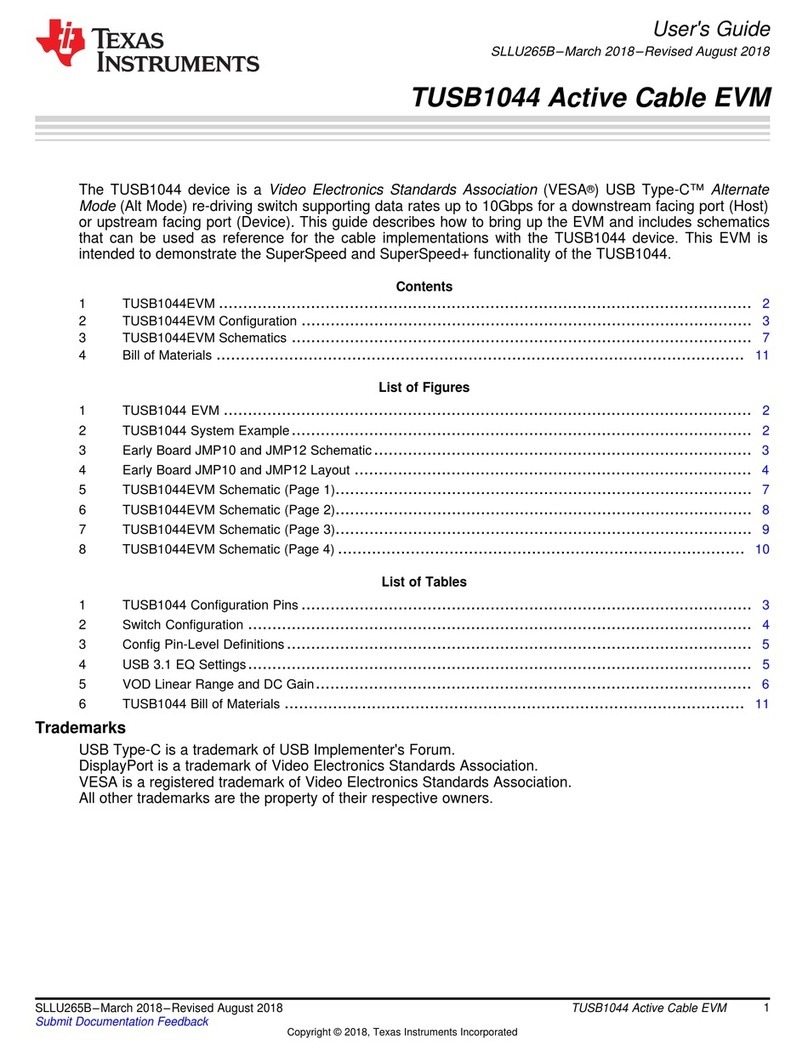 Texas Instruments TUSB1044 User manual