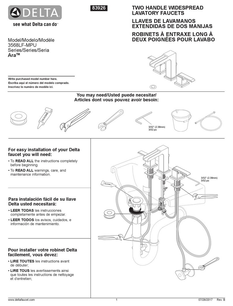 Delta Ara 3568LF-SSMPU manual