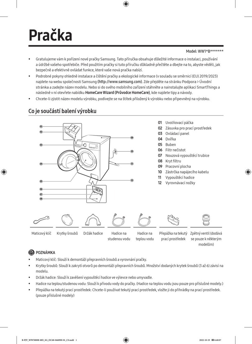 Samsung WW1 B Series User manual