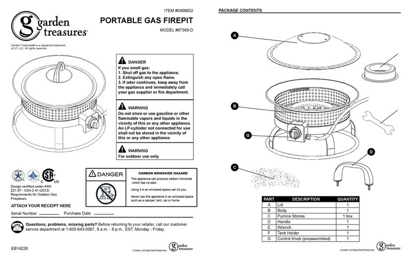 Garden Treasures 67380-D quick start guide