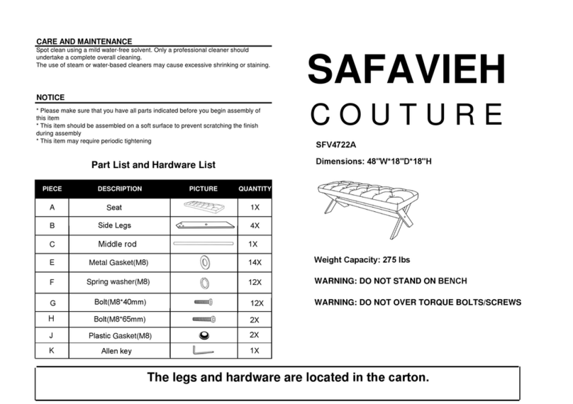 SAFAVIEH COUTURE Tourmaline SFV4722A manual SAFAVIEH COUTURE Tourmaline SFV4722A manual