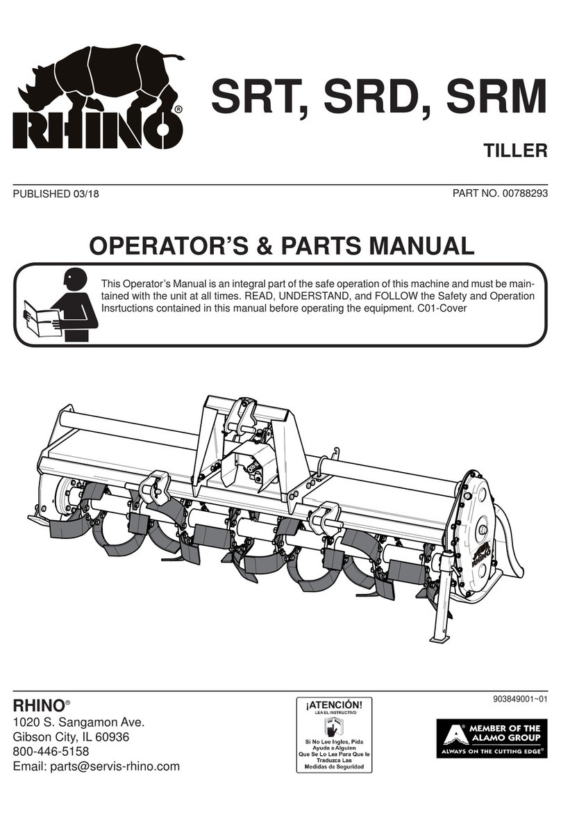 RHINO SRT40 Operator's & parts manual