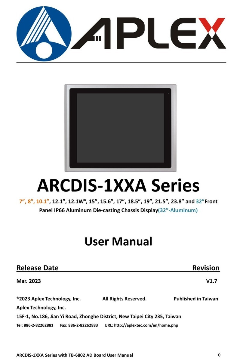Aplex ARCDIS-132AP User manual Aplex ARCDIS-132AP User manual