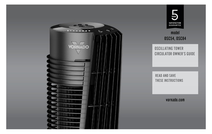 Vornado OSC54 owner's guide