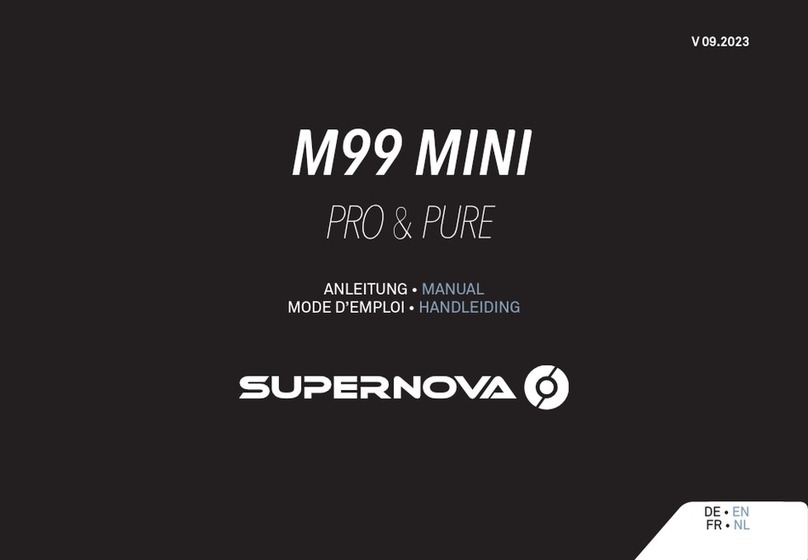 SUPER NOVA M99 MINI PRO User manual