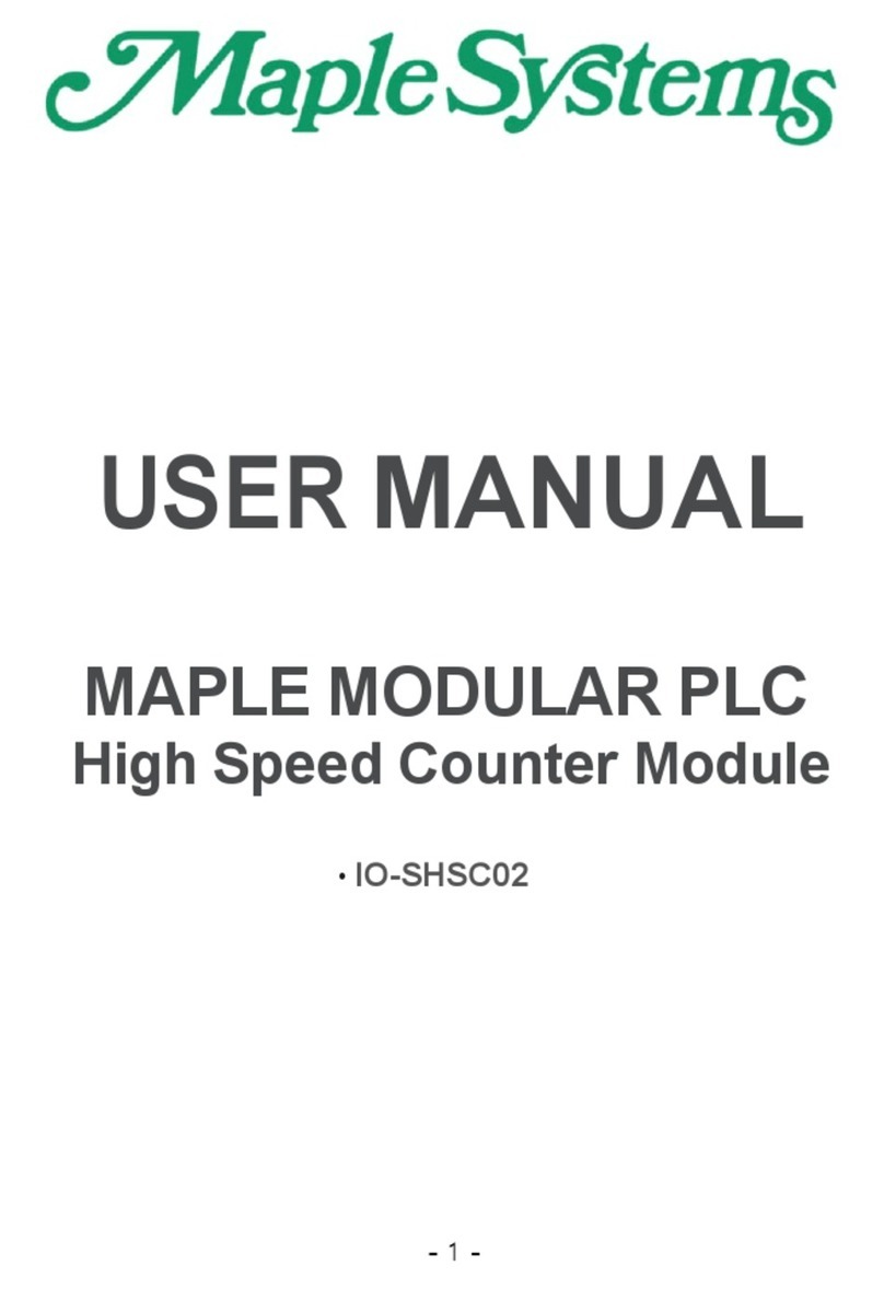 Maple Systems IO-SHSC02 user manual Maple Systems IO-SHSC02 user manual