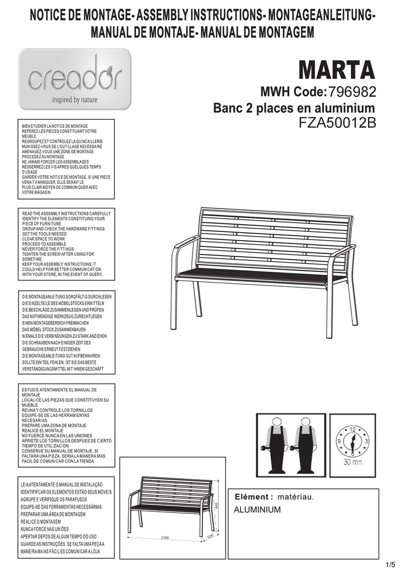 Nature creador MARTA FZA50012B Assembly instructions