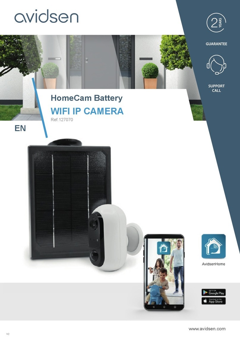 Avidsen HomeCam Battery User manual