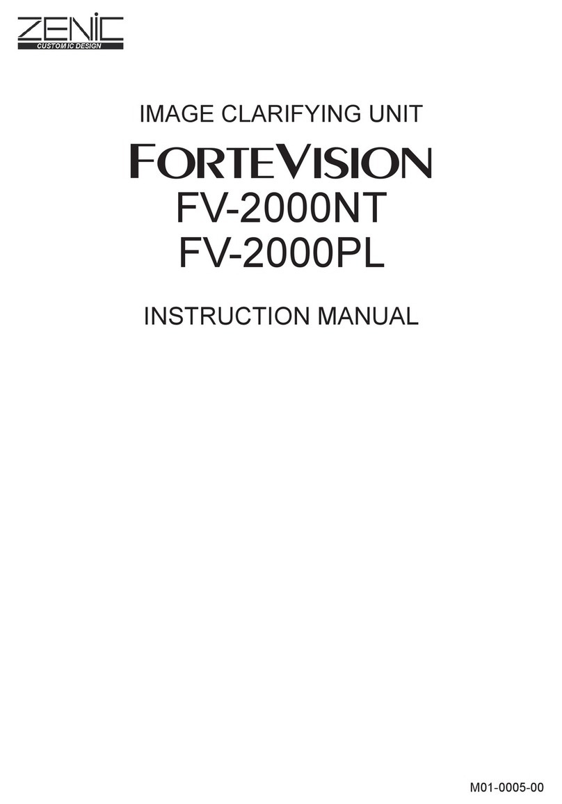 ZENIC ForteVision FV-2000NT User manual