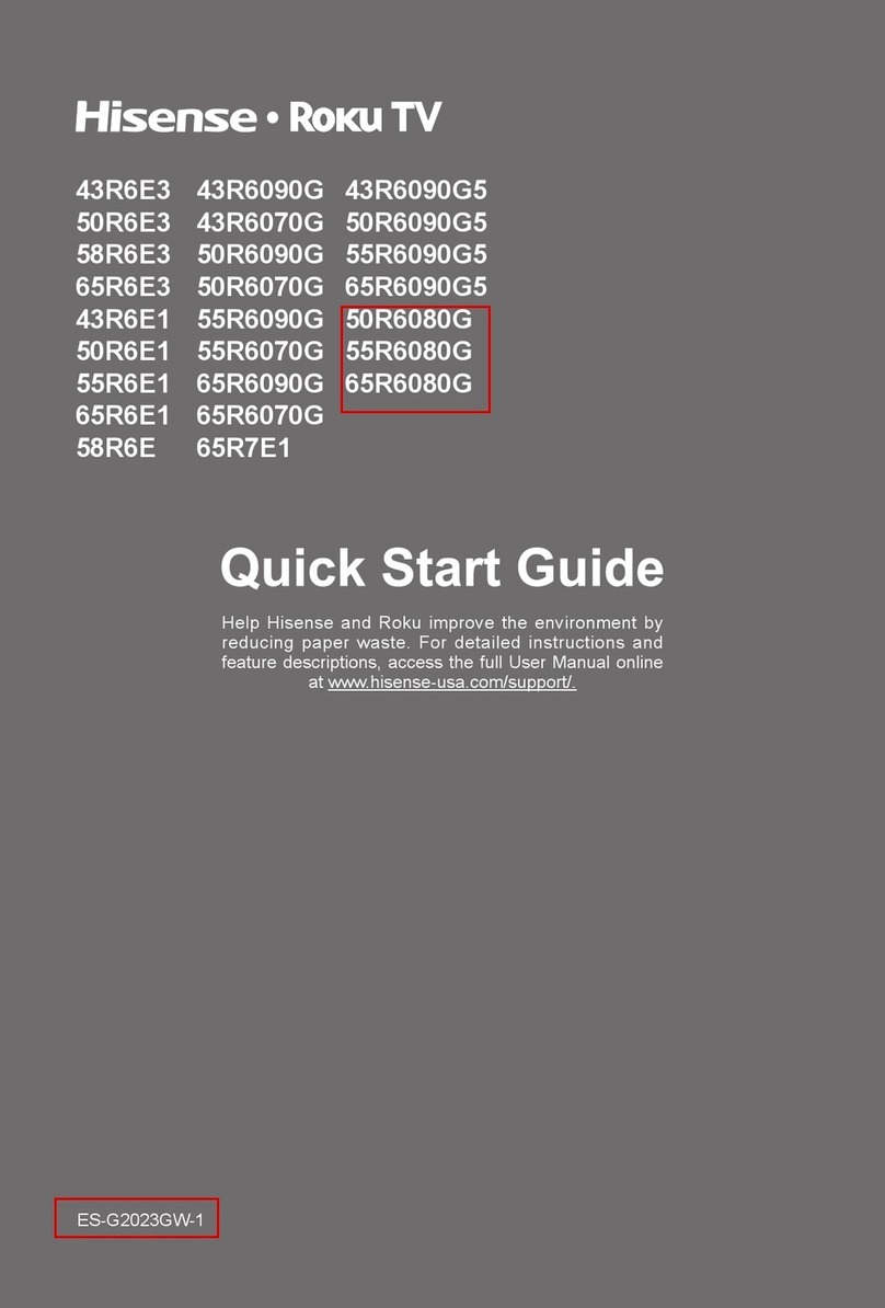 Hisense 43R6E3 User manual