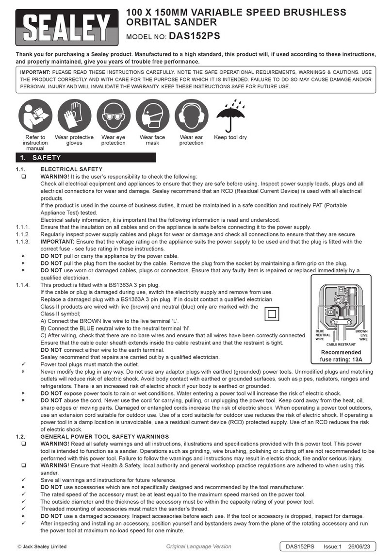 Sealey DAS152PS User manual
