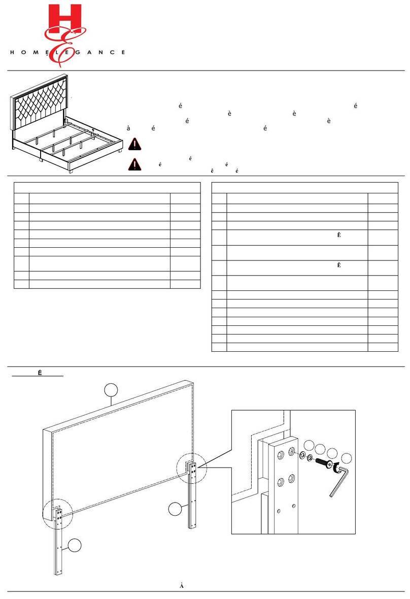 Homelegance 1662PEK-1EK User manual