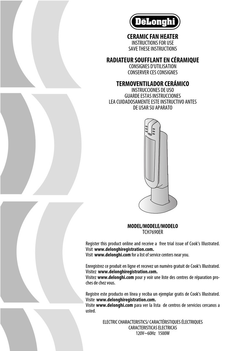 DèLonghi TCH7690ER Instructions for use